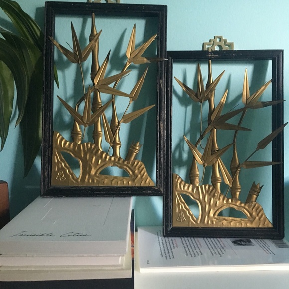 BAMBOO INSPIRED ART FRAMES SET OF 2 - Picture 6 of 7